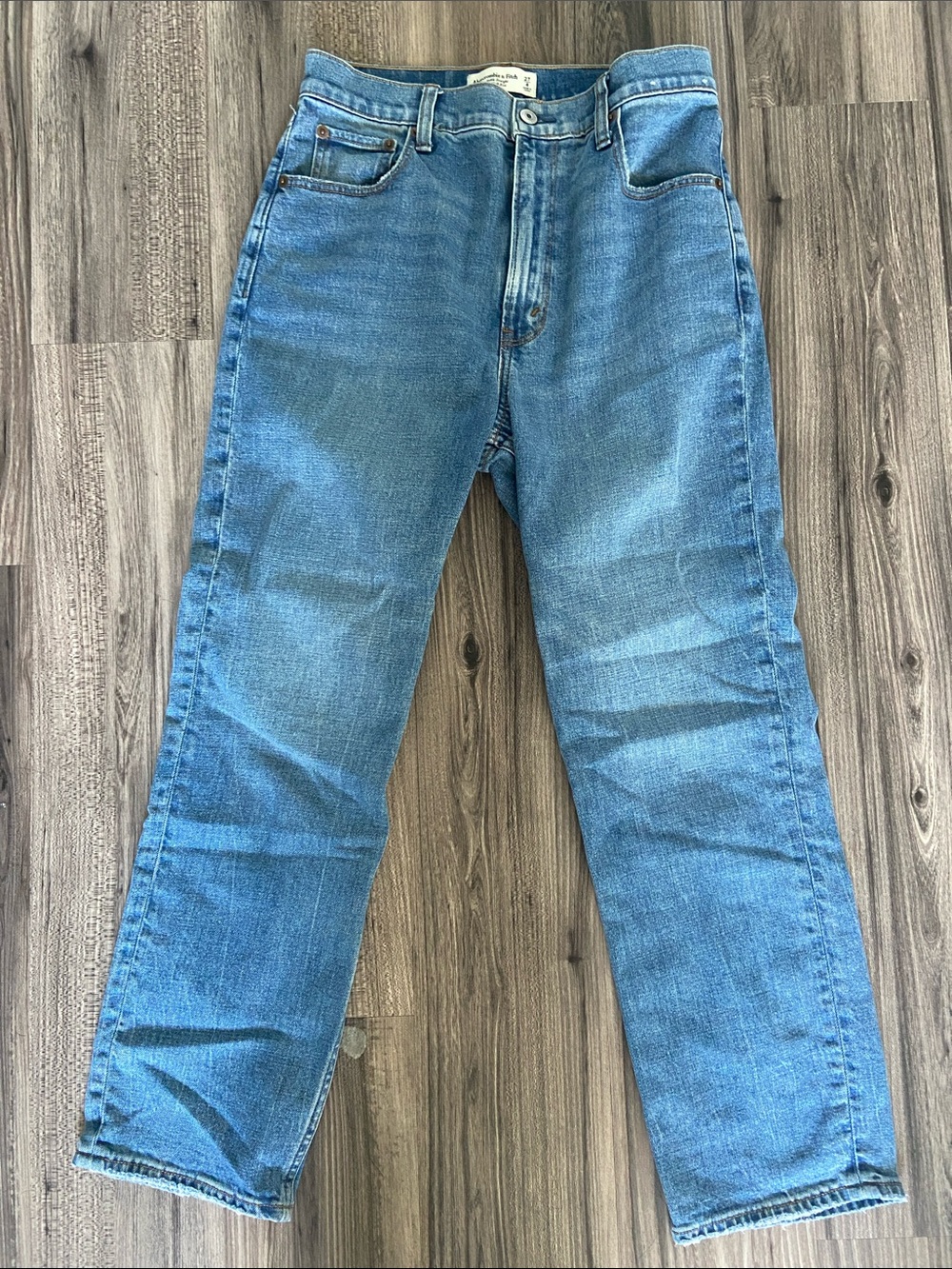 Abercrombie & Fitch Light Blue Straight Jeans
